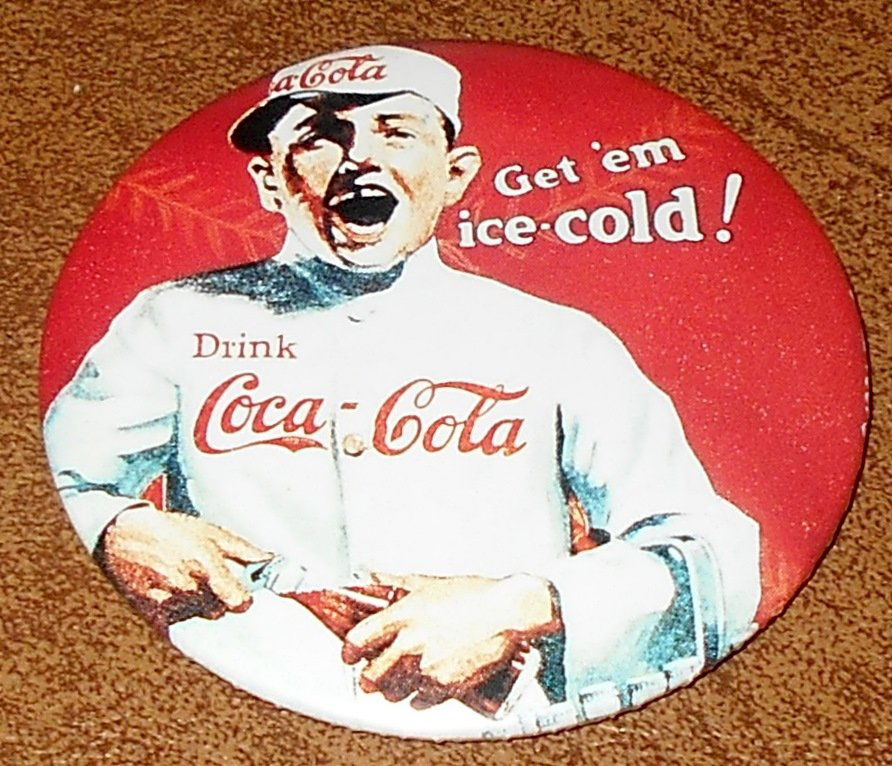 Coca-Cola Mirror: 1991 Coca-Cola pocket mirror, see photos.