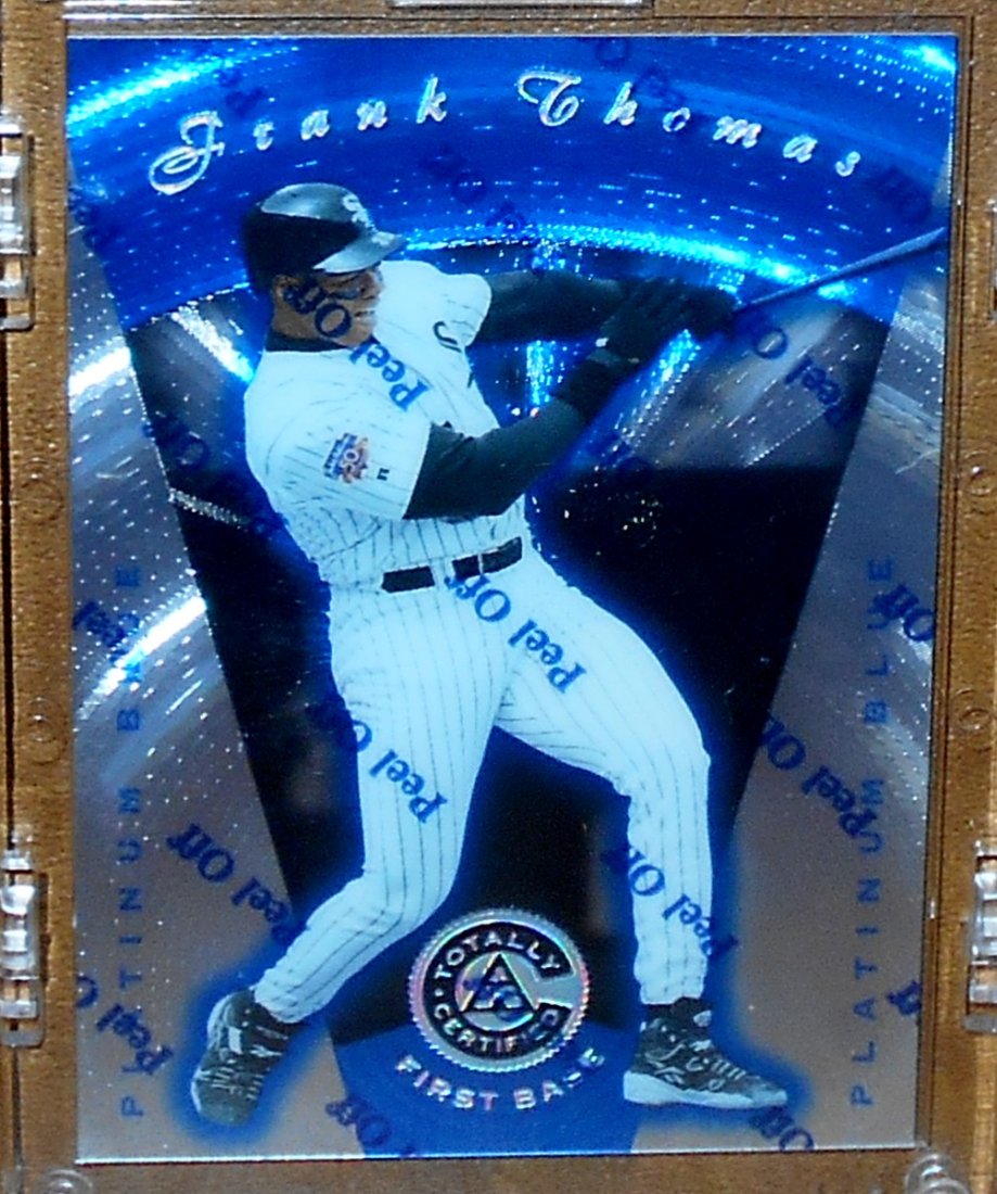 Frank Thomas: 1997 Totally Certified, #41, 1565/1999, see photos.