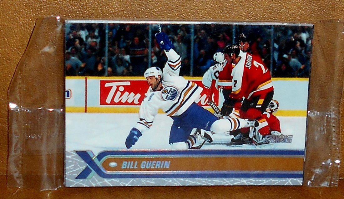 2000 Stadium Club Pre-production Hockey Pack: Bill Guerin front, Adam Graves back, see photos.