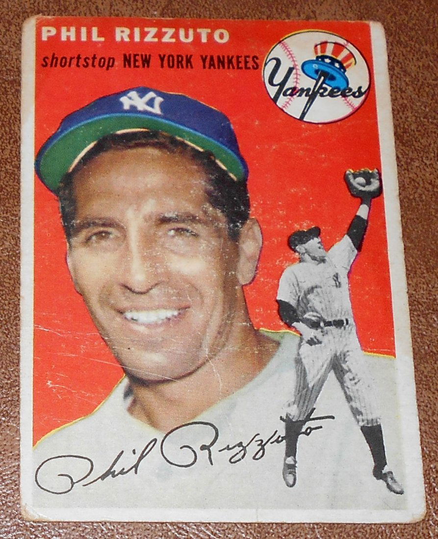 Phil Rizzuto: 1954 Topps, #17, see photos.