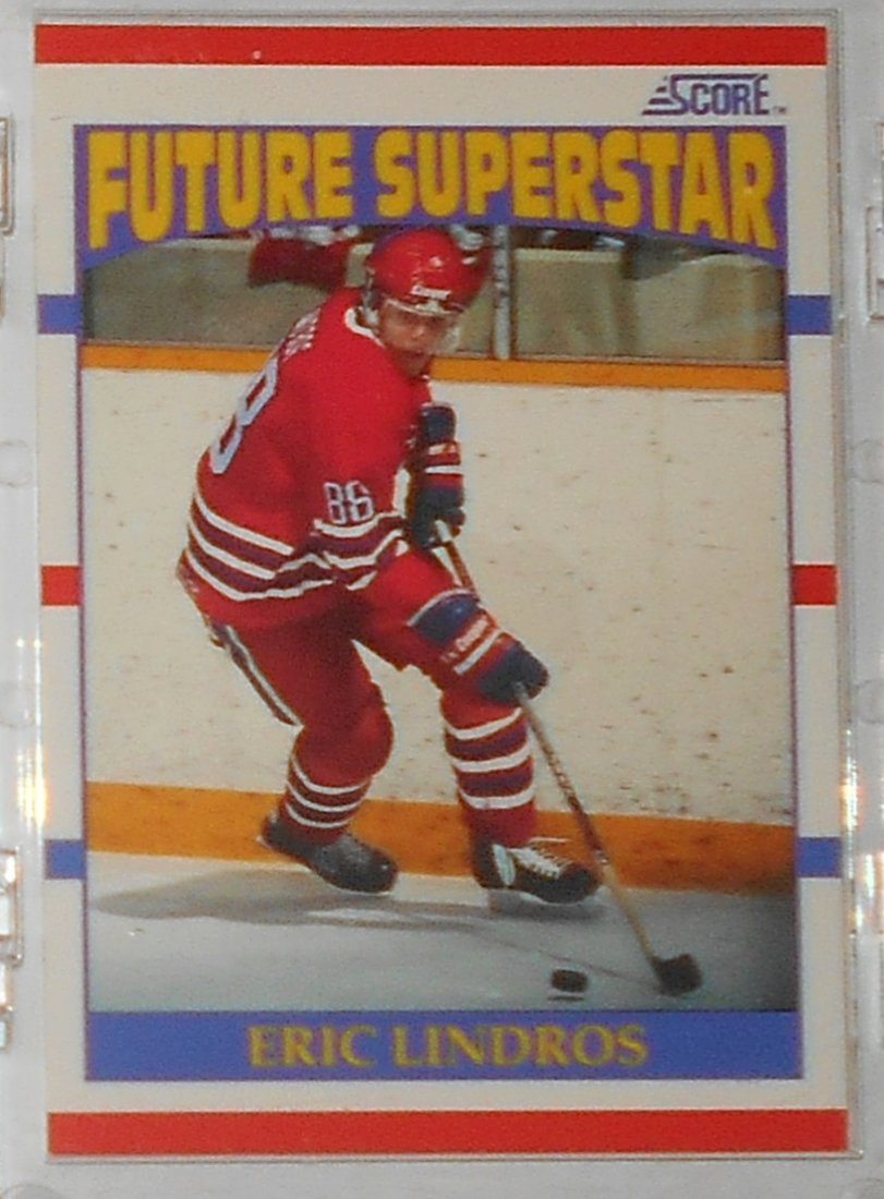 Eric Lindros: 1990 Score Furure Superstar, #440, see photos.