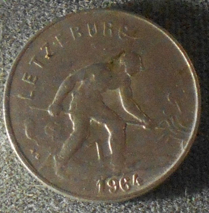 1964 Letzeburg: 1 F, see photos.