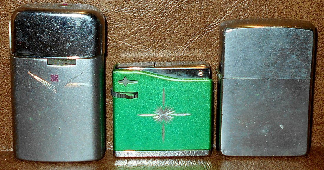 Lighter Lot: Three different lighters, Ronson, Classic, & Zippo, see photos.