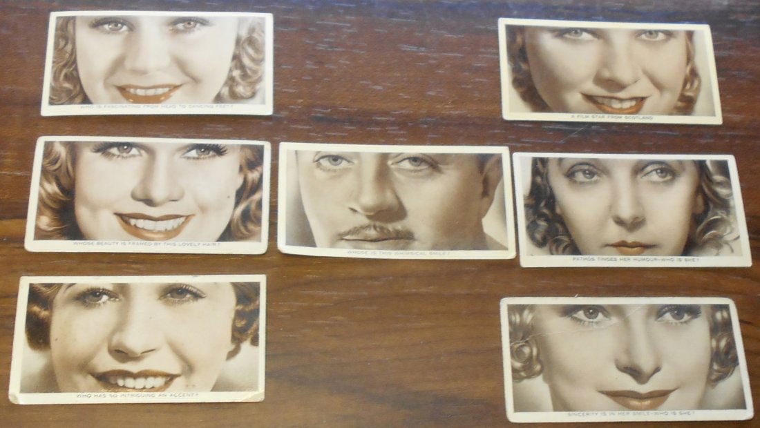Cigarette Card Lot: Ardath Tobacco Co. movie stars cards, see photos.