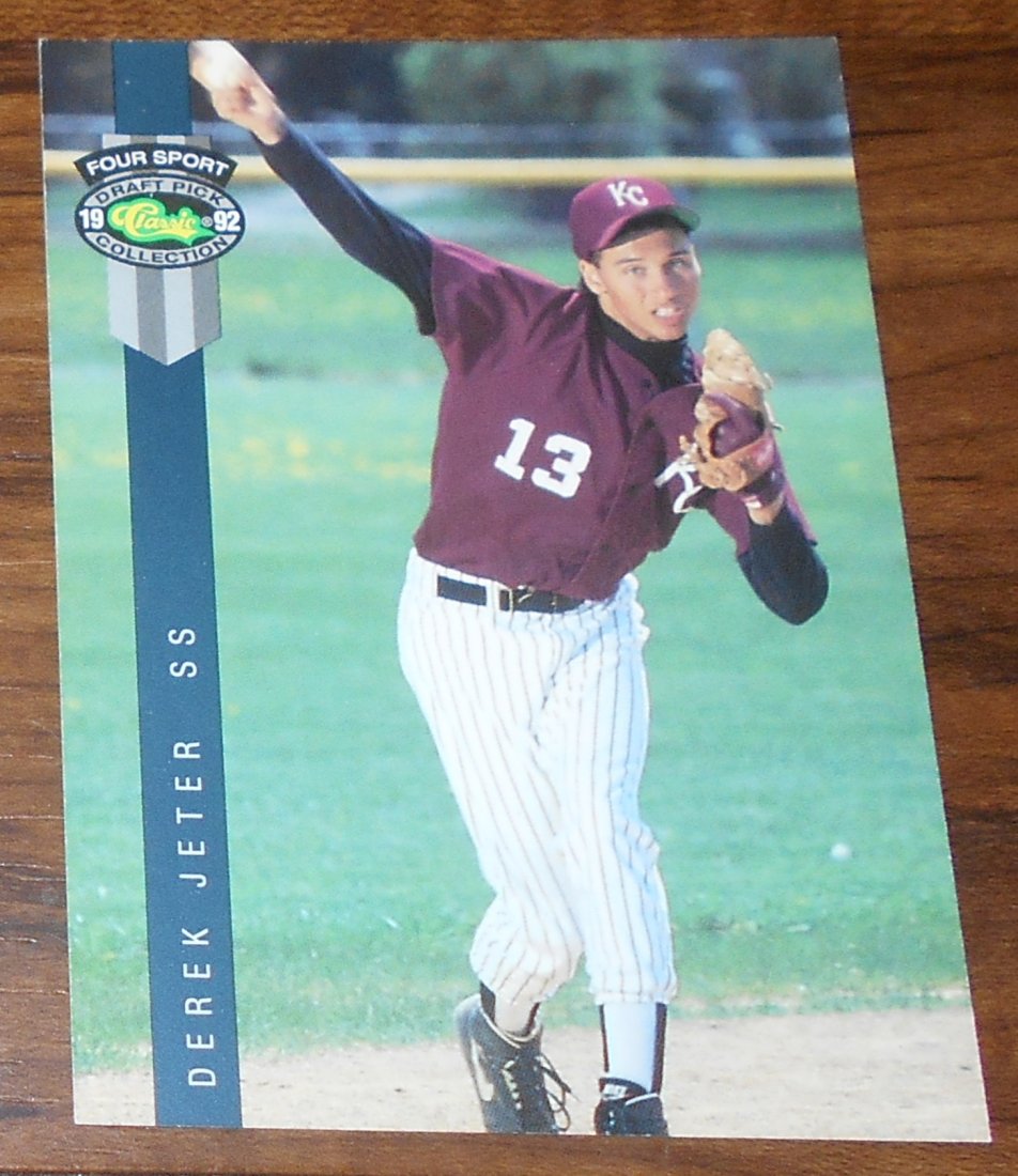 1992 Classic Four Sport: Derek Jeter, #231, see photos.