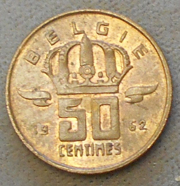 1962 50 Cemtimes: Belgie, see photos.