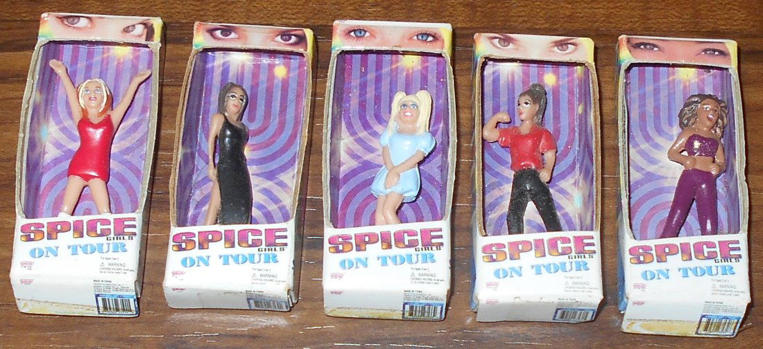 Spice Girls on Tour: Mini figures in box, see photos.