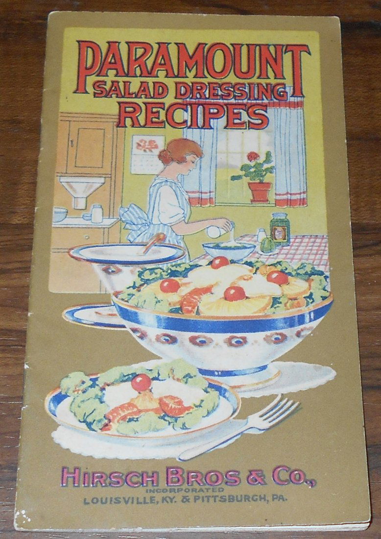 Paramount Salad Dressing Recipes: Booklet with recipes, see photos.