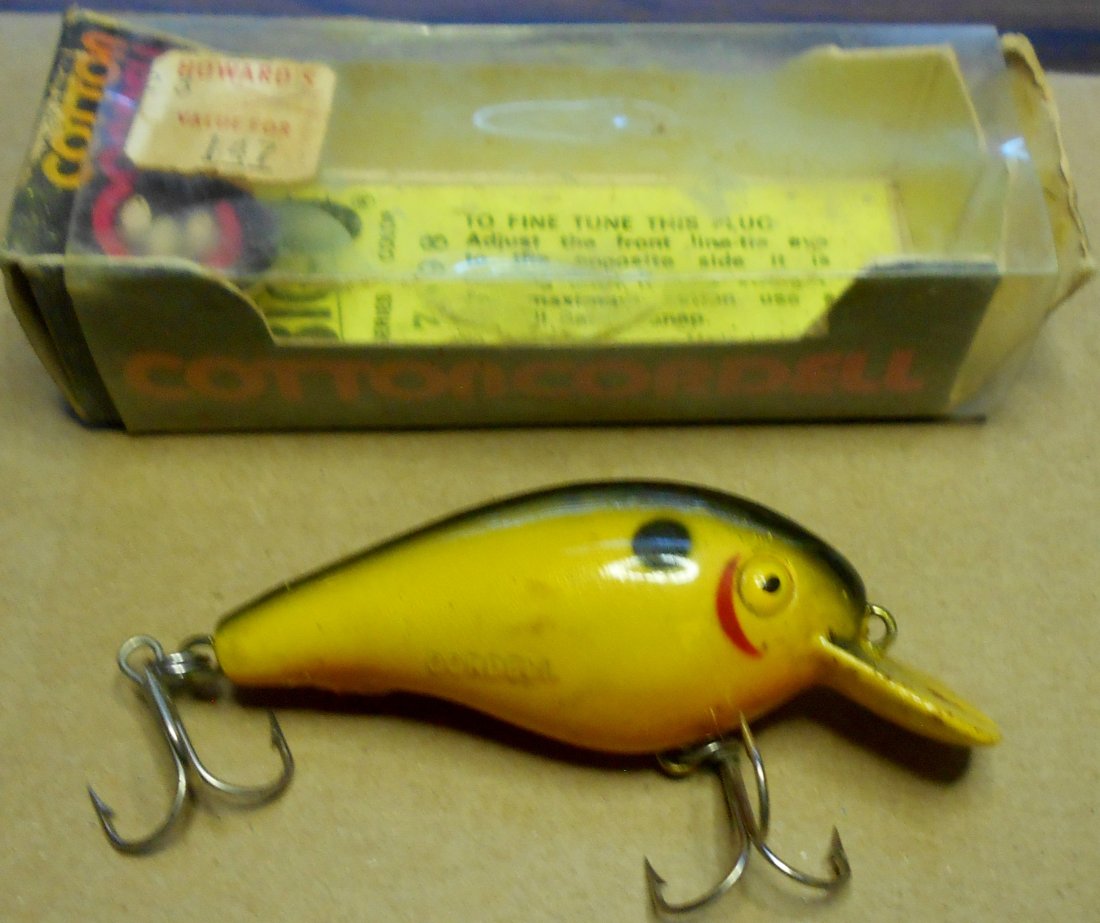 Fishing Lure: Cotton Cordell Big O with box, see photos.