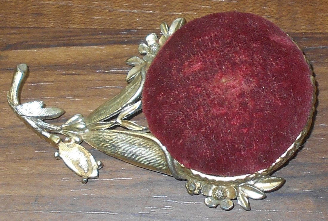 Pin Cushion: Small pin cushion, see photos.