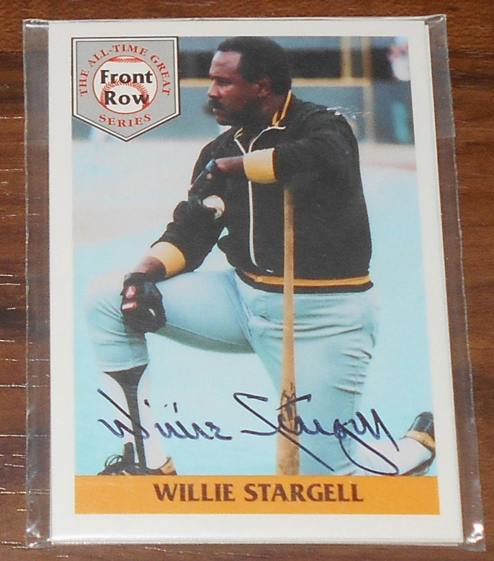 Willie Stargell: Front Row, autographed, sealed, see photos.