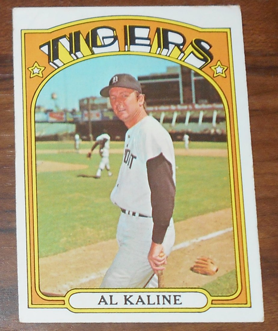 Al Kaline: 1972 Topps, #600, see photos.