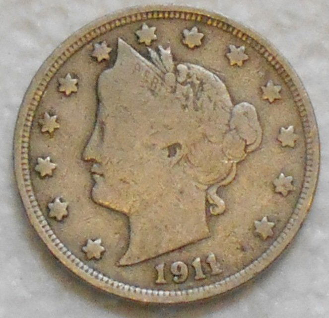 1911 V Nickel: 1911 V Nickel, see photos.