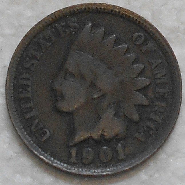 1901 Indian Cent: 1901 Indian Head cent, see photos.