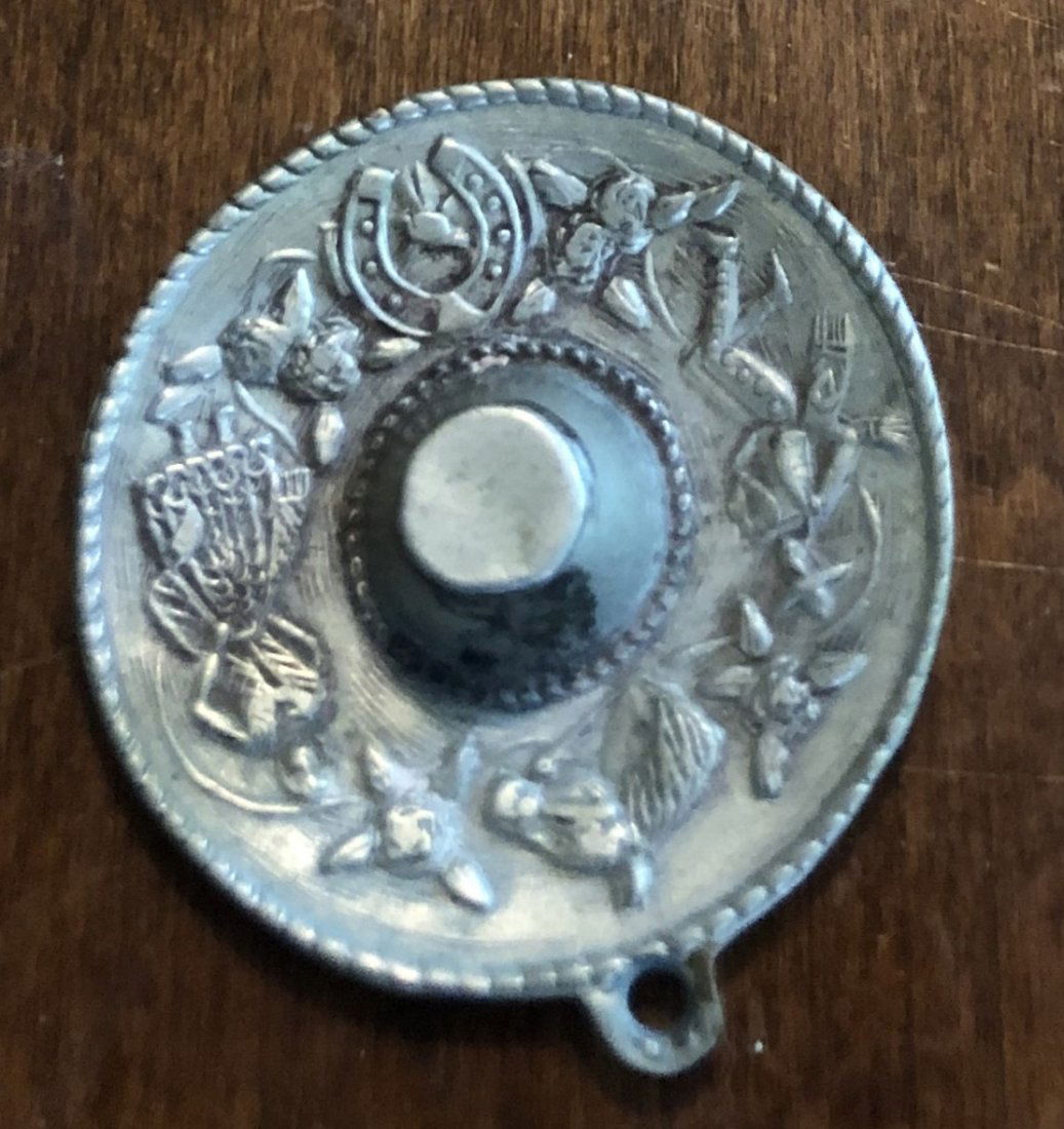 Sterling Silver Hat: Charm or pendant, see photos.