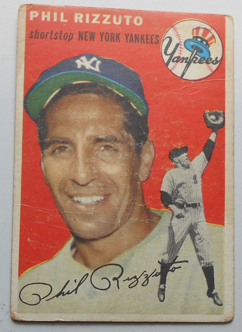 Phill Rizzuto: 1954 Topps, #17, see photos.