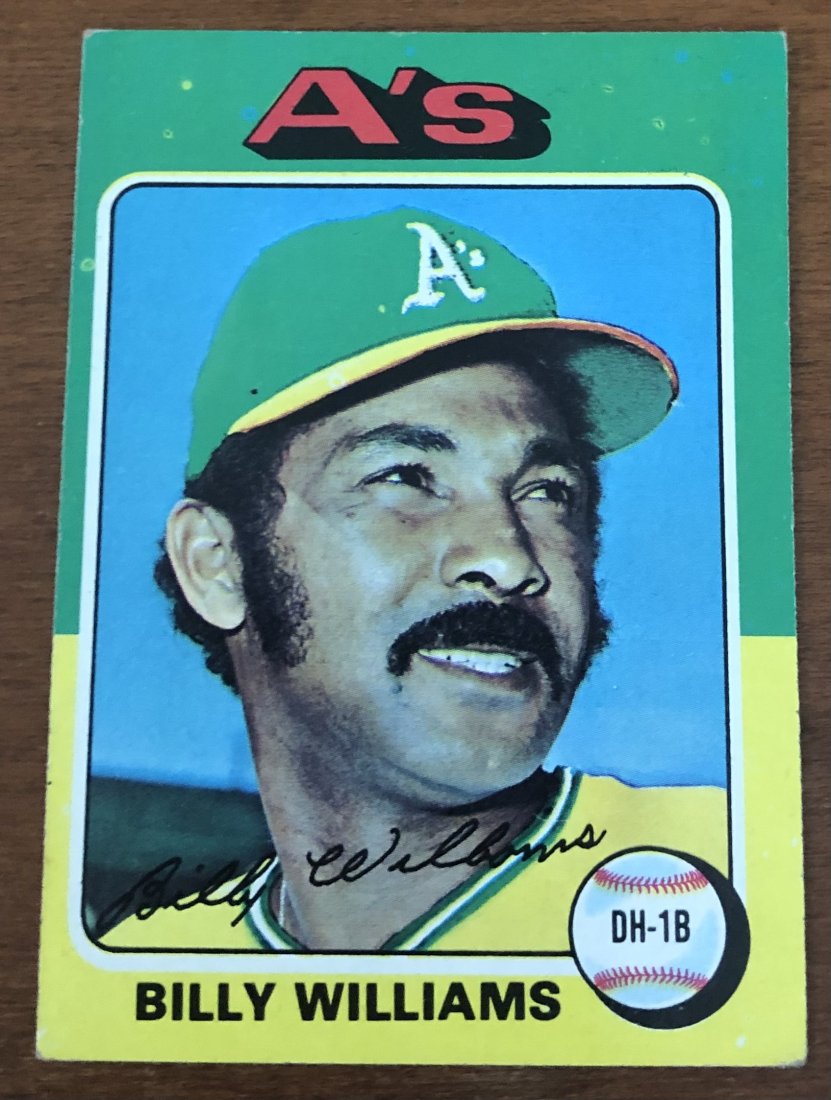 Billy Williams: 1975 Topps, #545, see photos.