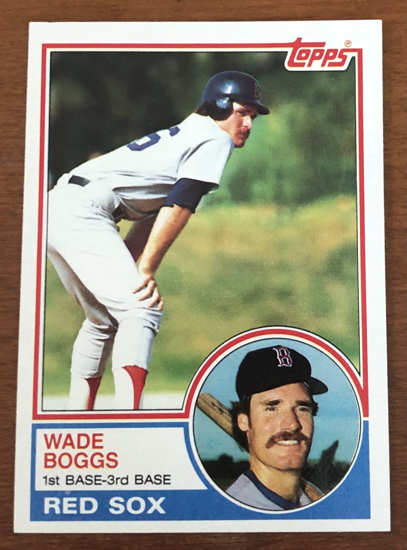Wade Boggs: 1983 Topps, #498, see photos.