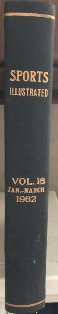 1962 Sports Illustrated: Bound issues from Jan. to March, 1962, see photos.