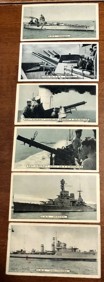 Britain's Defender's: Ardath cigarette cards of the Royal Navy, see photos.