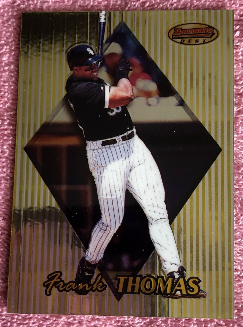Frank Thomas: 1999 Bowman Best, #20, see photos.