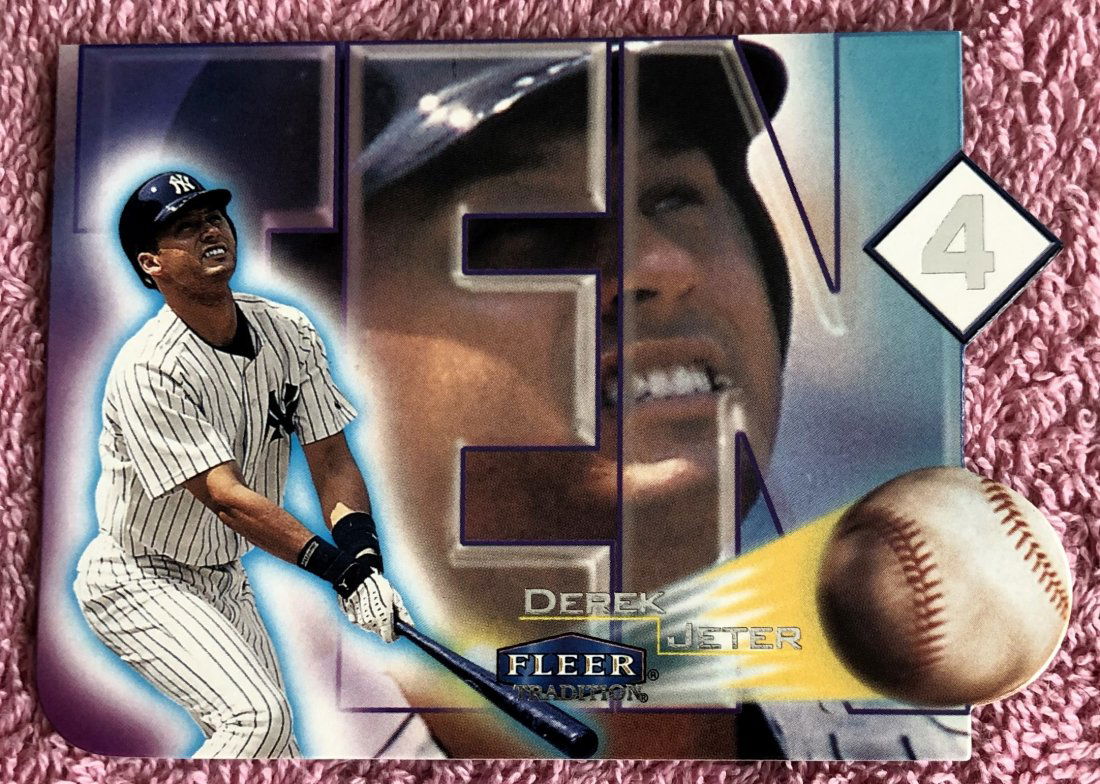 Derek Jeter: 2000 Fleer Tradition, Ten 4, 7 of 10 TF, see photos.