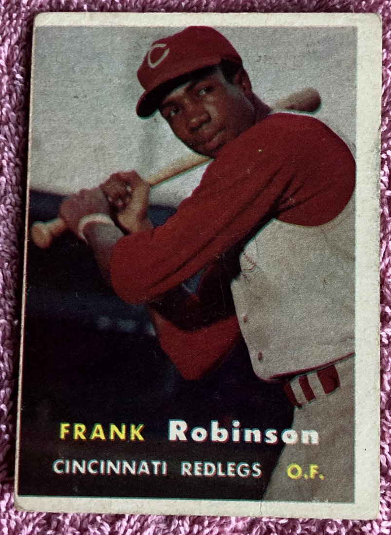 Frank Robinson: 1957 Topps, #35, rookie, see photos.