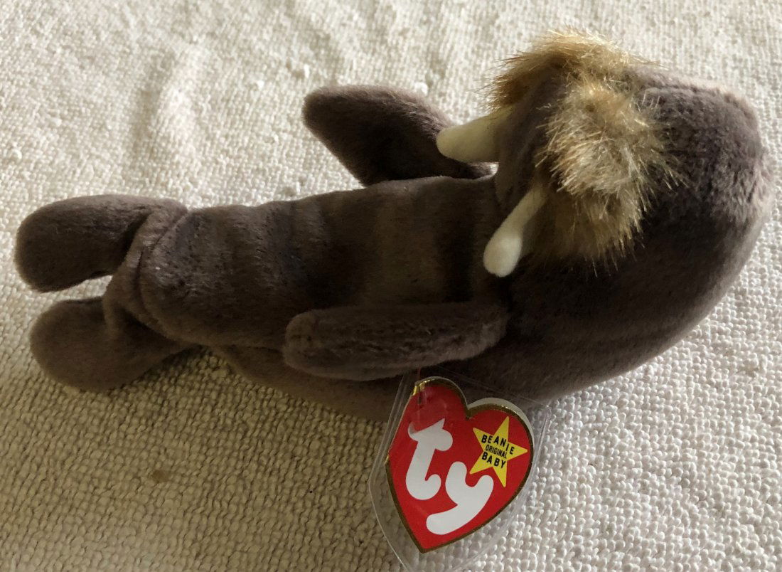 Beanie Baby: 1996 Jolly, has both tags, with protector on ear tag, see photos.