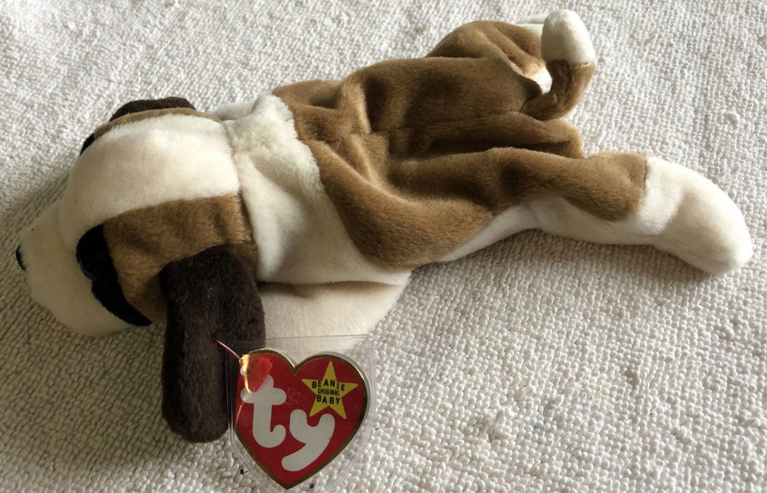 Beanie Baby: 1996 Bernie, has both tags, with protector on ear tag, see photos.
