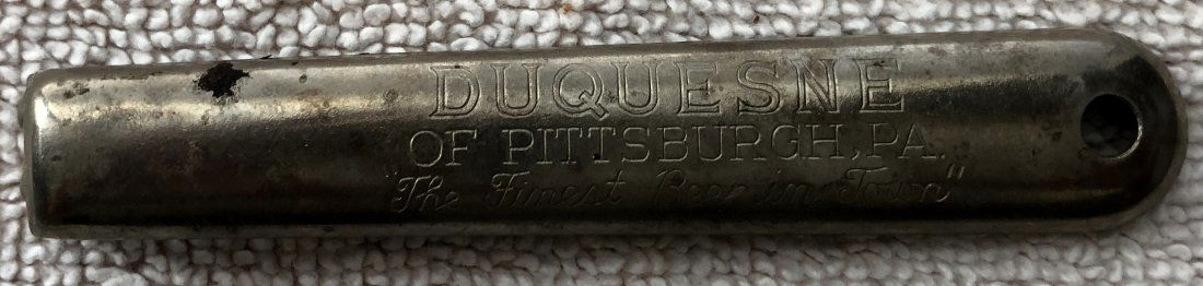Bottle Opener: Duquesene beer opener, see photos.