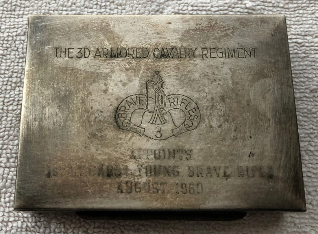 Cigarette Box: 3rd Armored Cavalry Regiment, Vietnam Era, 1960, see photos.