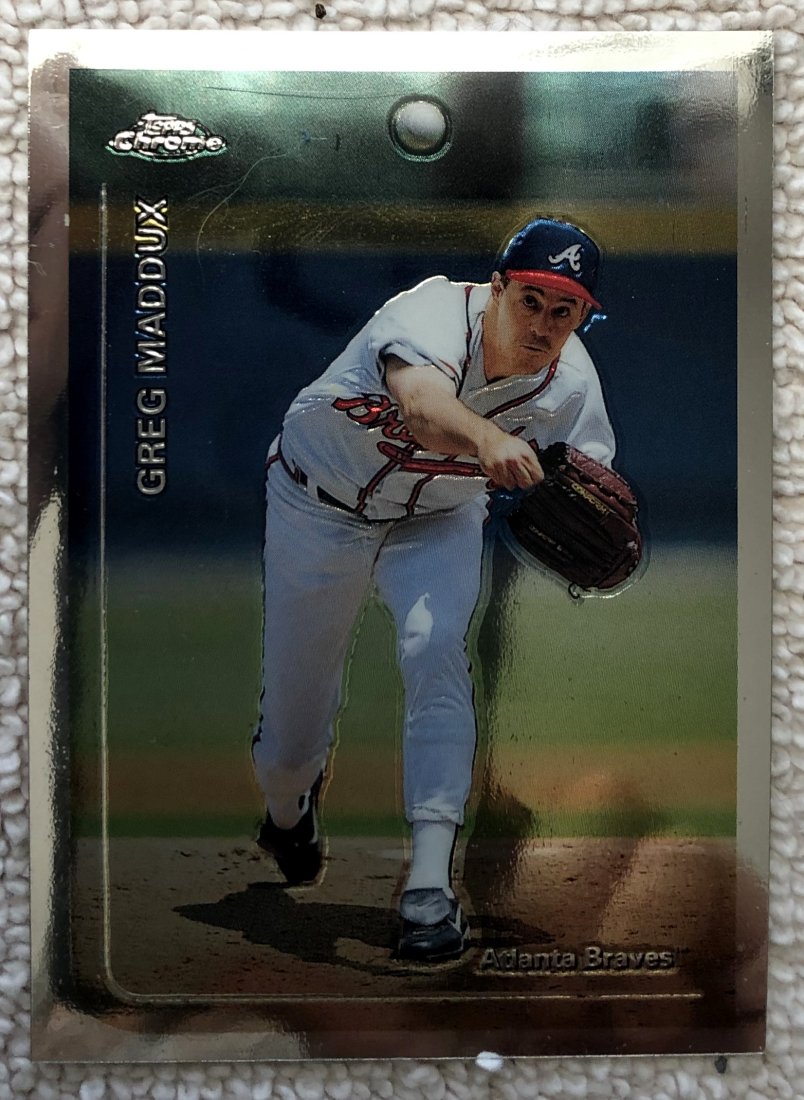 Greg Maddux: 1999 Chrome, #16, see photos.
