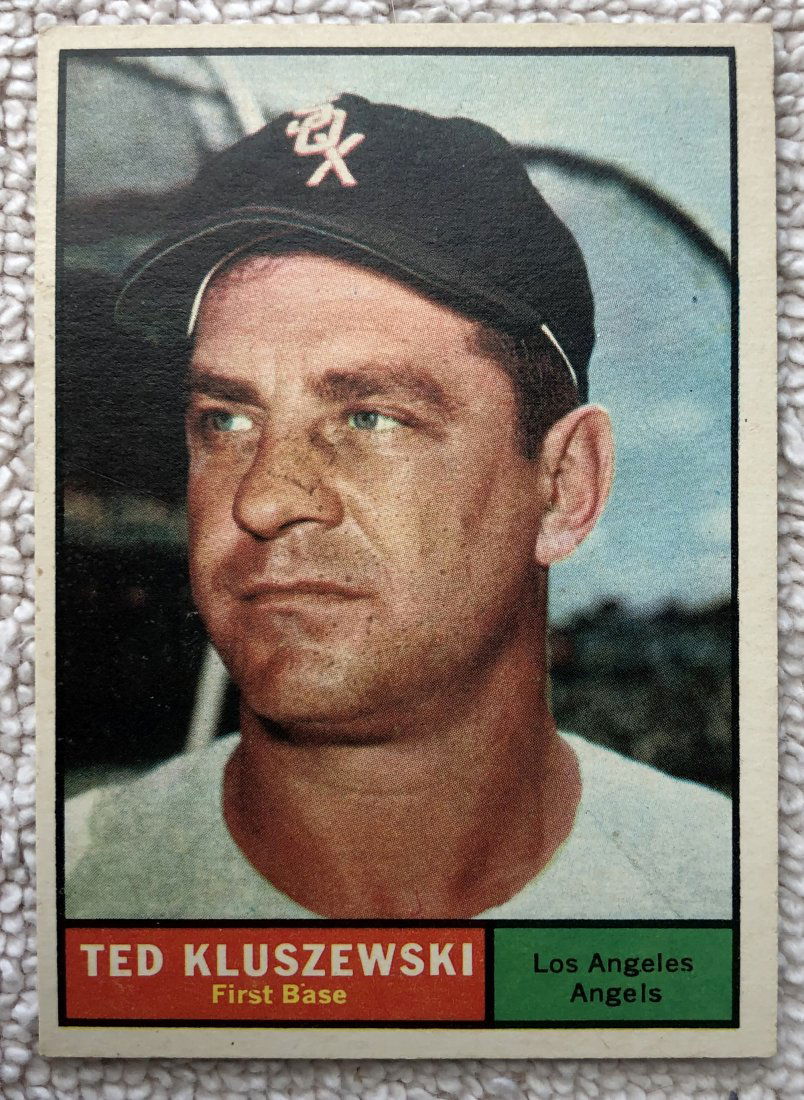 Ted Kluszewski: 1961 Topps, #65, see photos.