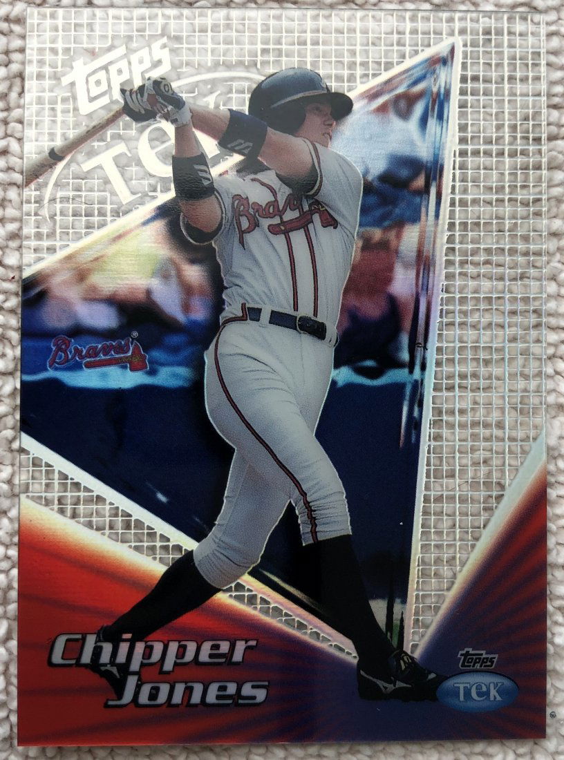 Chipper Jones: 1999 Topps Tek, 16A, P-30, see photos.