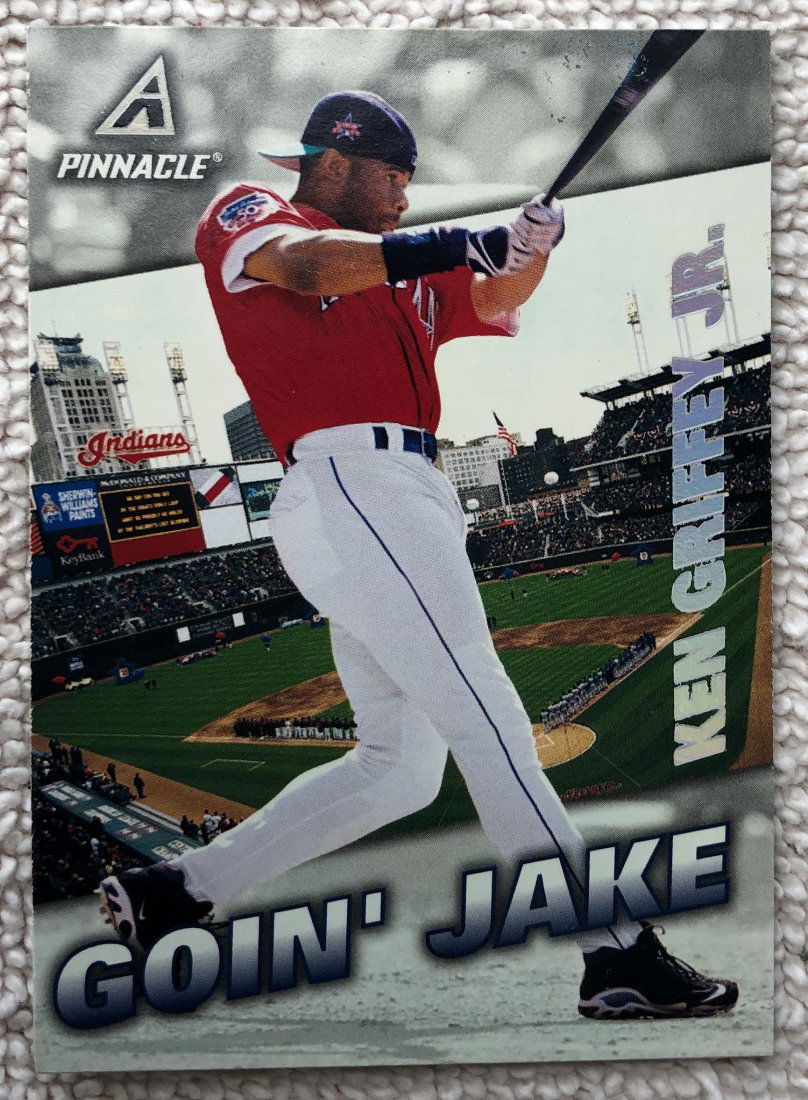 Ken Griffey Jr.: 1997 Pinnacle, Going' Jake, #193, see photos.