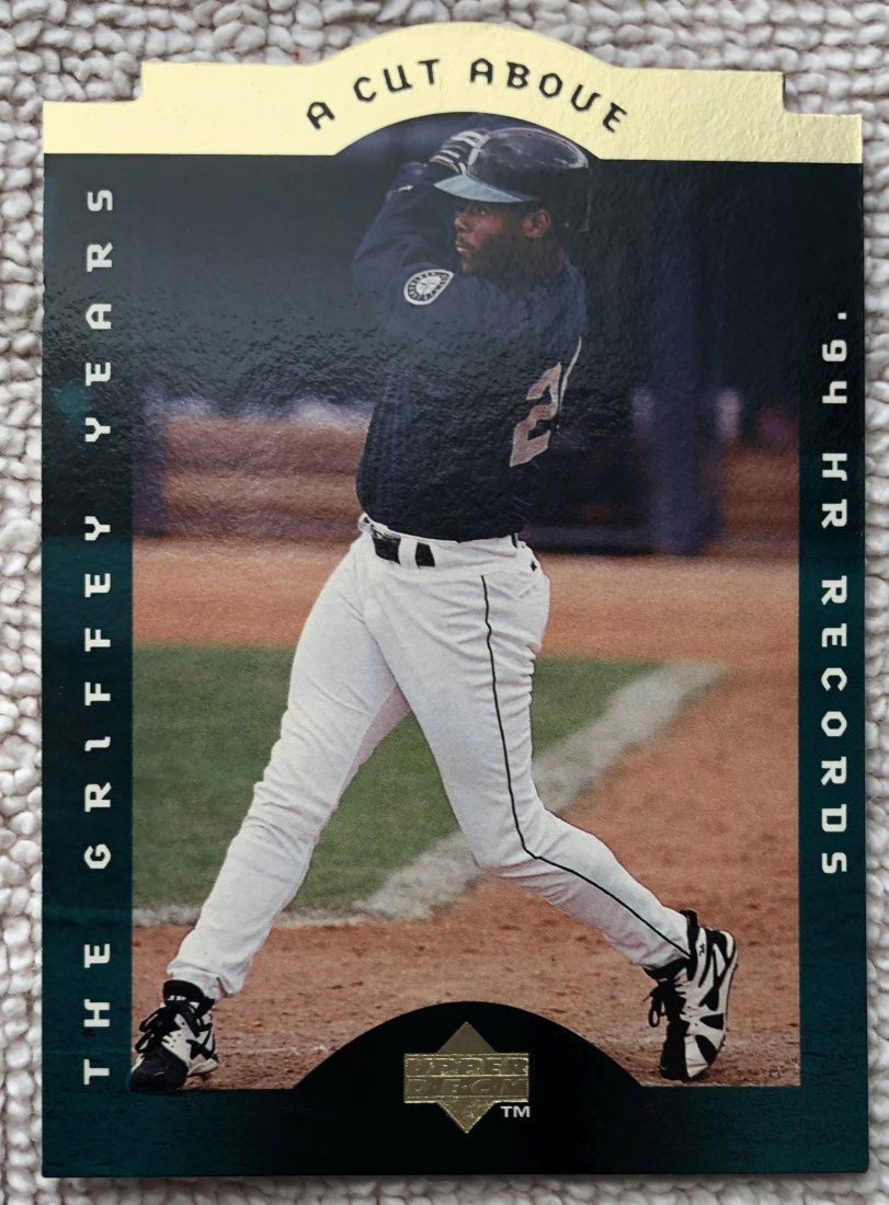 Ken Griffey Jr.: 1996 Upper Deck, A Cut Above, CA6, see photos.