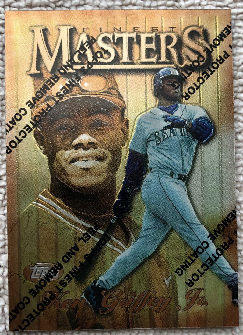 Ken Griffey Jr.: 1997 Finest, card 238, theme M23, see photos.
