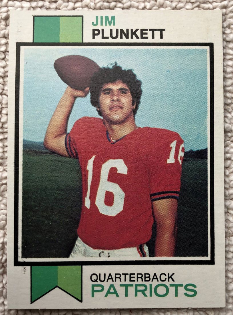 Jim Plunkett: 1973 Topps, #355, see photos.