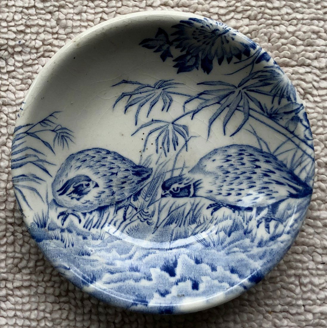 Furnivals Quail: Small saucer, see photos.