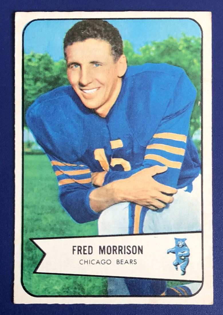 Fred Morrison: 1954 Bowman #35, see photos.