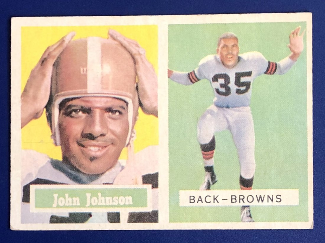 John Johnson: 1957 Topps #16, see photos.