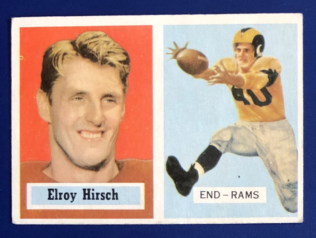 Elroy Hirsch: 1957 Topps #46, see photos.
