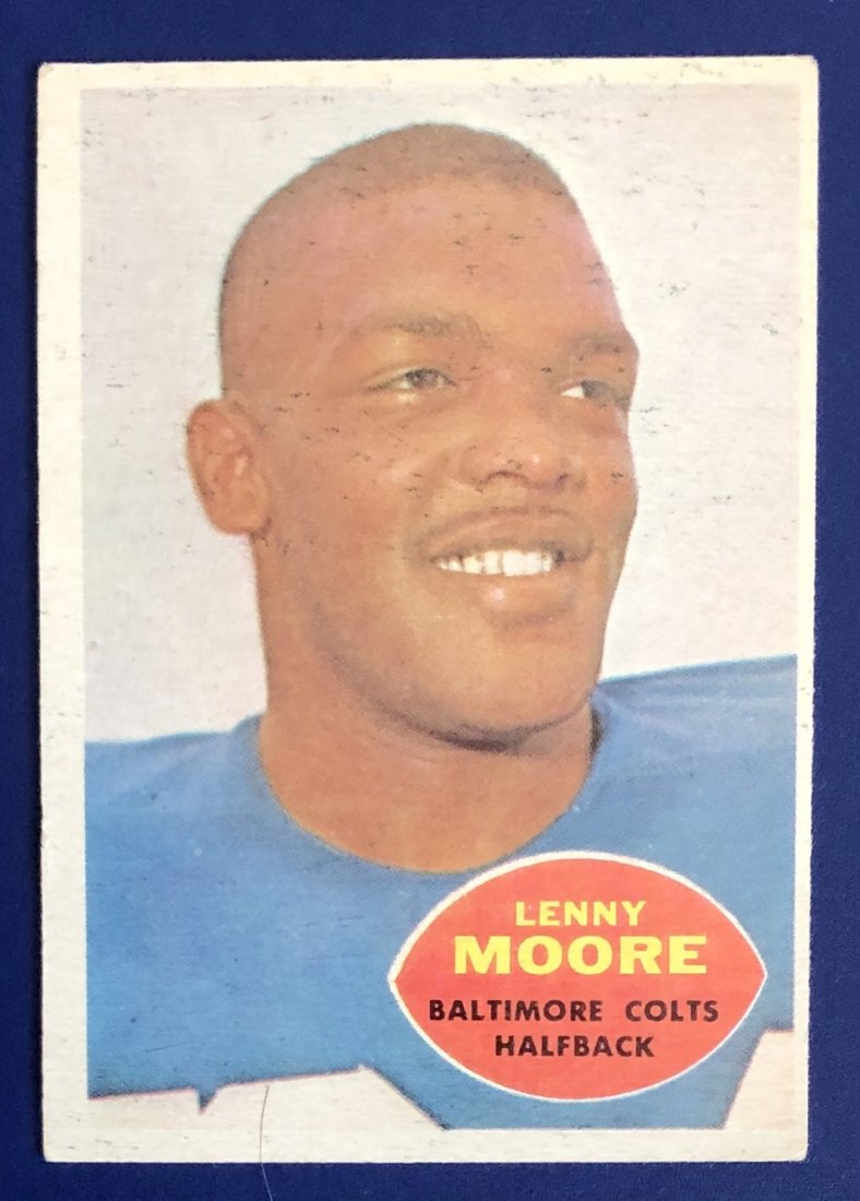 Lenny Moore: 1960 Topps #3, see photos.