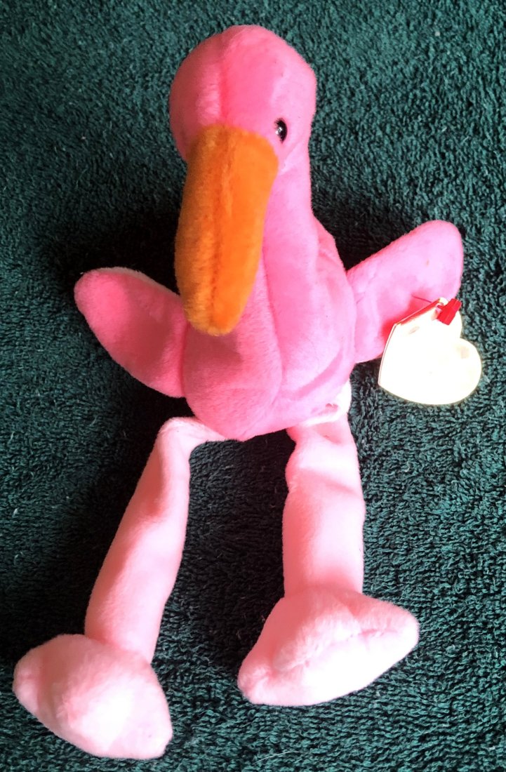 Beanie Baby: Pinky, has both tags, see photos.
