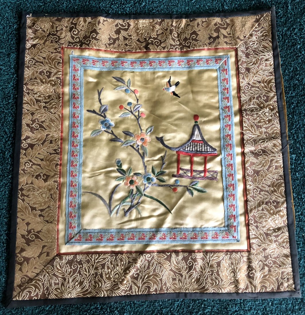 Oriental Panel: Needs framing, see photos.