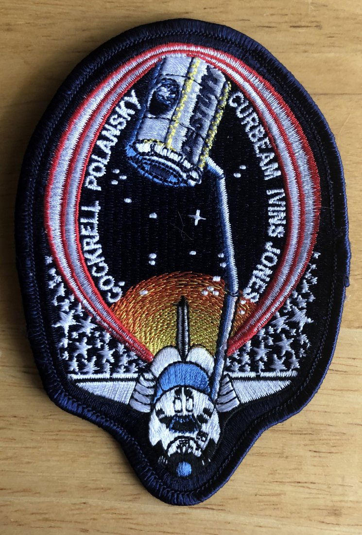 Space Patch: Unused patch with crew members names, see photos.
