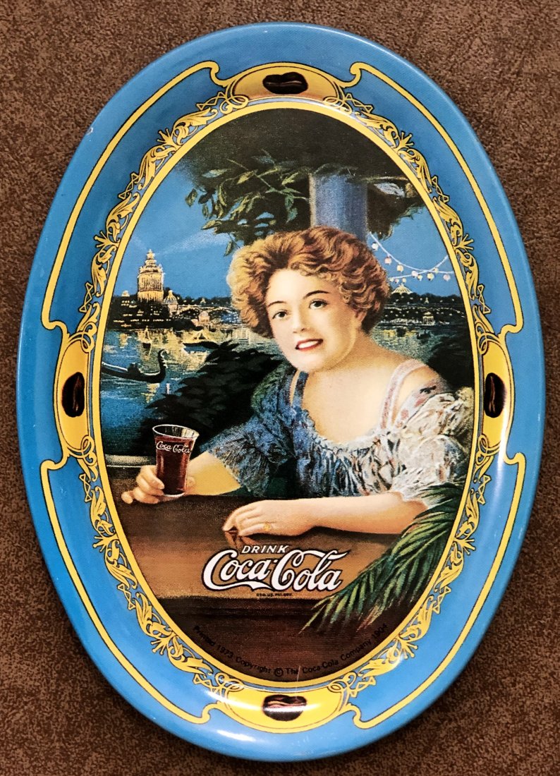 Coca-Cola Tip Tray: 1973 tip tray.