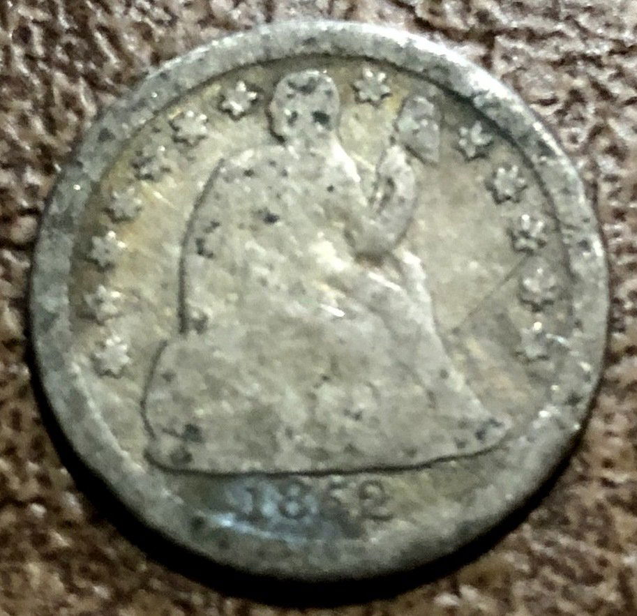Seated Liberty Dime: 1852 O.