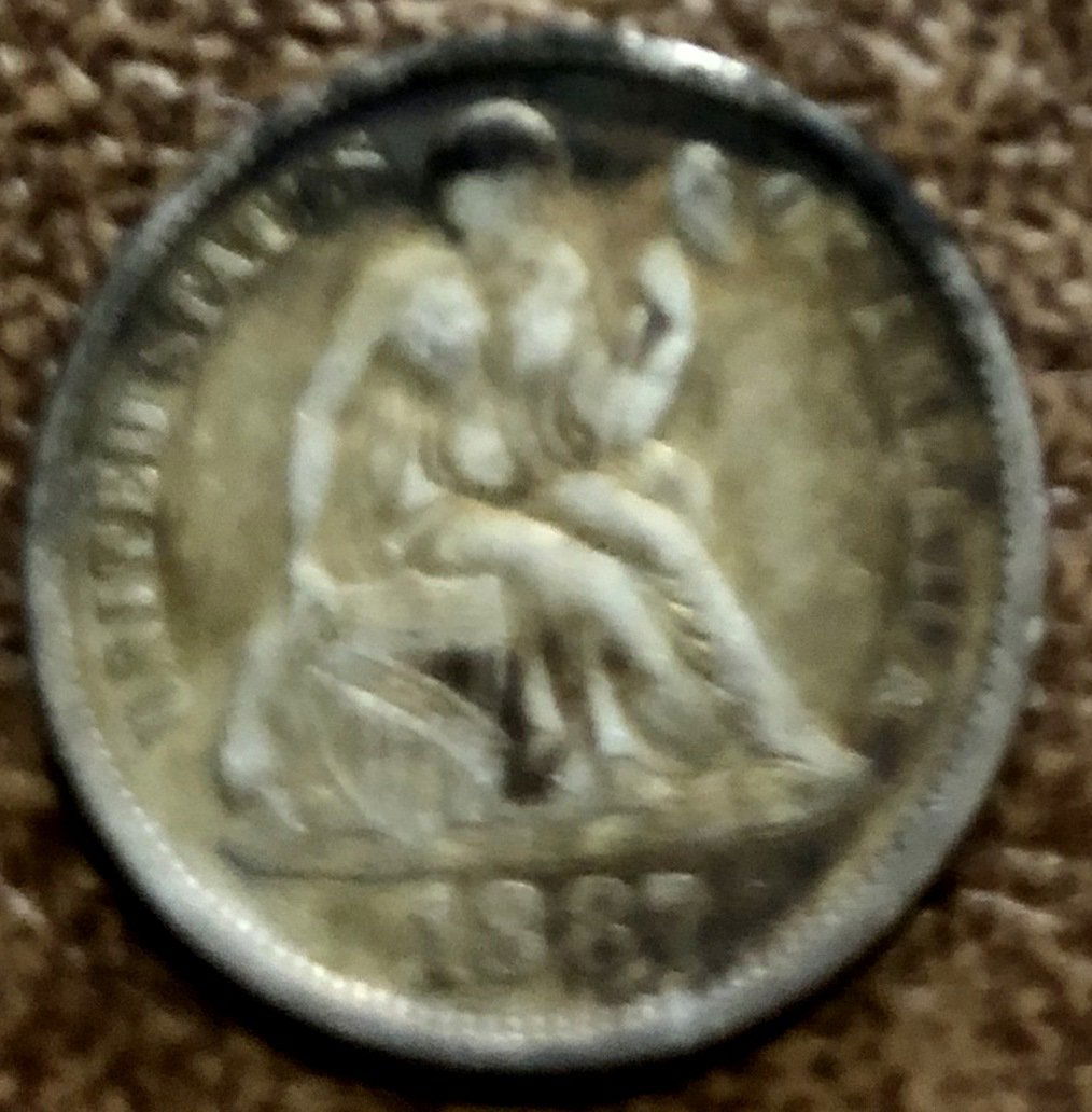 Seated Liberty Dime: 1887.
