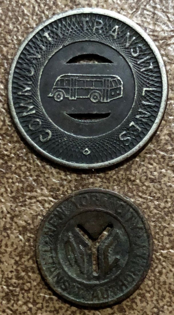 Transit Tokens: Two tokens.